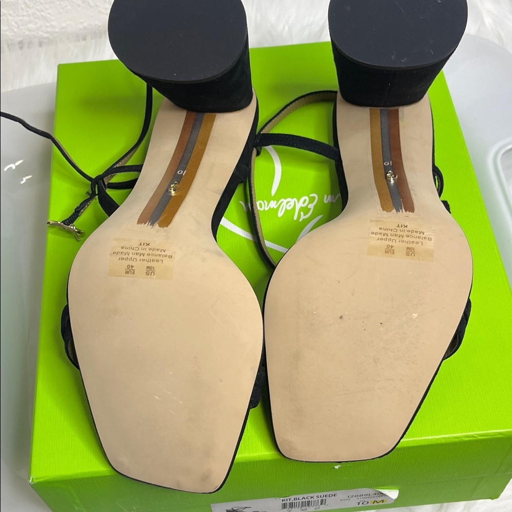 Sam Edelman Black Strappy Heels - Picture 4 of 9